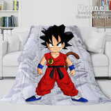 Load image into Gallery viewer, Dragon Ball Cosplay Flannel Fleece Blanket Throw Quilt Wrap Nap Blanket