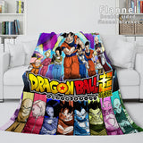 Laden Sie das Bild in den Galerie-Viewer, Dragon Ball Cosplay Flanell-Fleece-Decke, Überwurf, Steppdecke, Nickerchen-Decke