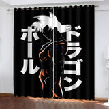 Charger l&#39;image dans la visionneuse de la galerie, Dragon Ball Rideaux Cosplay Blackout Fenêtre Traitements Rideaux