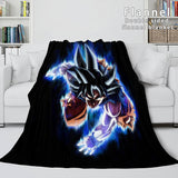 Carica l&#39;immagine nel visualizzatore Galleria, Coperta in pile di flanella di Dragon Ball Coperta avvolgente per trapunta cosplay