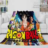 Load image into Gallery viewer, Dragon Ball Flannel Fleece Blanket Throw Cosplay Quilt Wrap Blanket