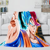 Charger l&#39;image dans la visionneuse de la galerie, Couverture polaire en flanelle Dragon Ball jeter couverture enveloppante de couette Cosplay