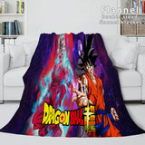 Carica l&#39;immagine nel visualizzatore Galleria, Coperta in pile di flanella di Dragon Ball Coperta avvolgente per trapunta cosplay