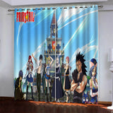Load image into Gallery viewer, Fairy Tail Pattern Curtains Blackout Window Drapes
