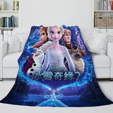 Laden Sie das Bild in den Galerie-Viewer, Die Eiskönigin 2 Anna Elsa Flanell-Fleece-Decke wirft Cosplay-Decken