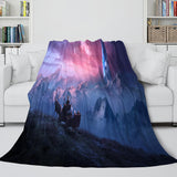 Charger l&#39;image dans la visionneuse de la galerie, Reine des neiges princesse Anna Elsa flanelle polaire couverture jeter Cosplay couverture