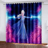 Load image into Gallery viewer, Frozen 2 Elsa Curtains Cosplay Blackout Window Drapes