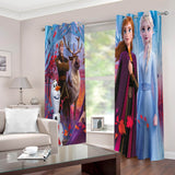 Load image into Gallery viewer, Frozen Elsa Anna Curtains Blackout Window Drapes for Room Decoration
