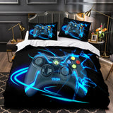 Laden Sie das Bild in den Galerie-Viewer, Game Controller Gamepad Bettwäsche-Set Quilt Bettbezug Bettlaken-Sets