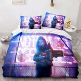 Carica l&#39;immagine nel visualizzatore Galleria, Game Cyberpunk 2077 Bedding Set Quilt Cover