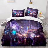 Load image into Gallery viewer, Game Cyberpunk 2077 Pattern Bedding Set Quilt Covers