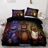 Load image into Gallery viewer, Game Five Nights at Freddy&#39;s Cosplay Bedding Set Duvet Cover Bed Sets