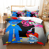 Load image into Gallery viewer, Game Poppy Playtime Pattern Bedding Set Quilt Cover Without Filler