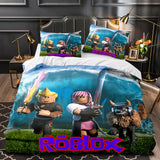 Laden Sie das Bild in den Galerie-Viewer, Roblox Bettwäsche-Set UK Quilt Bettbezug Bettsets