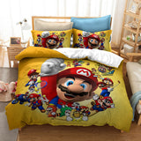 Load image into Gallery viewer, Game Super Mario Bedding Set Pattern Quilt Cover Without Filler