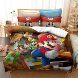 Load image into Gallery viewer, Game Super Mario Bedding Set Pattern Quilt Cover Without Filler