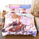 Load image into Gallery viewer, Genshin Impact Bedding Set Quilt Duvet Cover Without Filler