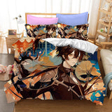 Load image into Gallery viewer, Genshin Impact Bedding Set Quilt Duvet Cover Without Filler