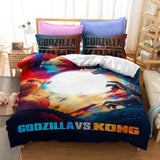 Charger l&#39;image dans la visionneuse de la galerie, Godzilla vs King Kong Cosplay literie couette housse de couette ensembles de lit