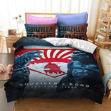 Charger l&#39;image dans la visionneuse de la galerie, Godzilla vs King Kong Cosplay literie couette housse de couette ensembles de lit