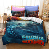 Laden Sie das Bild in den Galerie-Viewer, Godzilla vs King Kong Cosplay Bettwäsche Quilt Bettbezug Bettsets