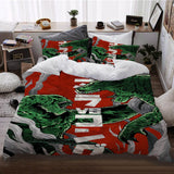 Load image into Gallery viewer, Godzilla vs Kong Pattern Bedding Set Quilt Cover Without Filler