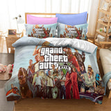 Carica l&#39;immagine nel visualizzatore Galleria, Set biancheria da letto Grand Theft Auto Copripiumino senza imbottitura