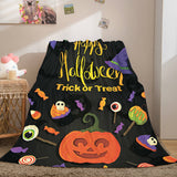 Laden Sie das Bild in den Galerie-Viewer, Halloween Castle Cosplay Flanell-Fleece-Decke Wrap Nap Quilt Decken