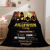 Load image into Gallery viewer, Halloween Castle Flannel Fleece Blanket Wrap Nap Quilt Bedding Blanket