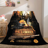 Load image into Gallery viewer, Halloween Castle Flannel Fleece Blanket Wrap Nap Quilt Bedding Blanket