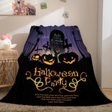 Load image into Gallery viewer, Halloween Castle Flannel Fleece Blanket Wrap Nap Quilt Cosplay Blanket