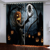 Load image into Gallery viewer, Halloween Hallowmas Curtains Blackout Window Drapes