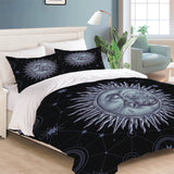 Load image into Gallery viewer, Hand Drawn Sun Face Bedding Sets Quilt Cover Without Filler