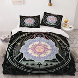 Load image into Gallery viewer, Hand Drawn Sun Face Bedding Sets Quilt Cover Without Filler