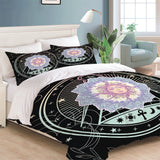 Load image into Gallery viewer, Hand Drawn Sun Face Bedding Sets Quilt Cover Without Filler