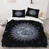 Load image into Gallery viewer, Hand Drawn Sun Face Bedding Sets Quilt Cover Without Filler