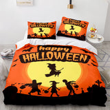 Load image into Gallery viewer, Happy Halloween Theme Bedding Set Quilt Covers