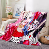 Load image into Gallery viewer, Harley Quinn Blanket Flannel Throw Room Decoration