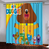 Load image into Gallery viewer, Hey Duggee Curtains Pattern Blackout Window Drapes