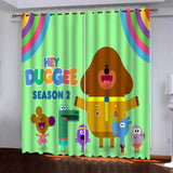 Load image into Gallery viewer, Hey Duggee Curtains Pattern Blackout Window Drapes