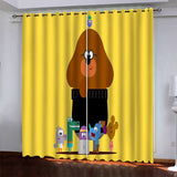 Load image into Gallery viewer, Hey Duggee Curtains Pattern Blackout Window Drapes