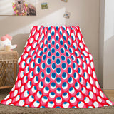 Load image into Gallery viewer, Honeycomb Shape Soft Flannel Fleece Blanket Dunelm Bedding Blankets