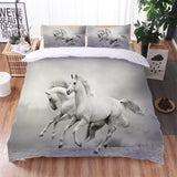 Load image into Gallery viewer, Horse Pattern Bedding Set Quilt Cover