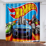 Load image into Gallery viewer, Hot Wheels Curtains Blackout Window Drapes