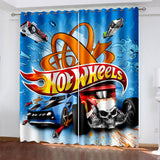 Load image into Gallery viewer, Hot Wheels Curtains Blackout Window Drapes