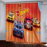 Load image into Gallery viewer, Car Model Hot Wheels Curtains Blackout Window Drapes