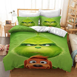 Load image into Gallery viewer, How the Grinch Stole Christmas Bedding Set Duvet Cover