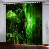 Load image into Gallery viewer, Hulk Pattern Curtains Blackout Window Drapes