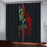 Load image into Gallery viewer, Hulk Pattern Curtains Blackout Window Drapes