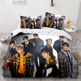 Carica l&#39;immagine nel visualizzatore Galleria, JYP Stray Kids Cosplay Set di Biancheria da Letto Copripiumini Trapuntati Set di Lenzuola